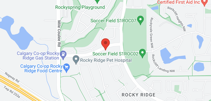 map of 11343 Rockyvalley Drive NW